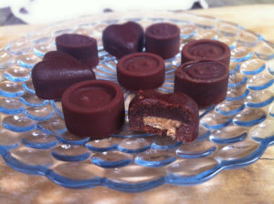 Raw Chocolate Salted Almond Butter Cups