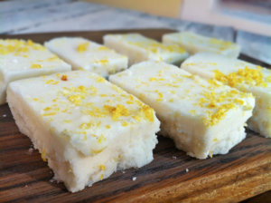 Raw Coconut Lemon Bars