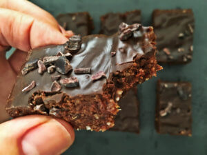 Raw Vegan Chocolate Brownies