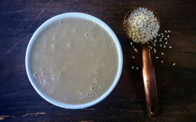 How to make Tahini (sesame seed paste)